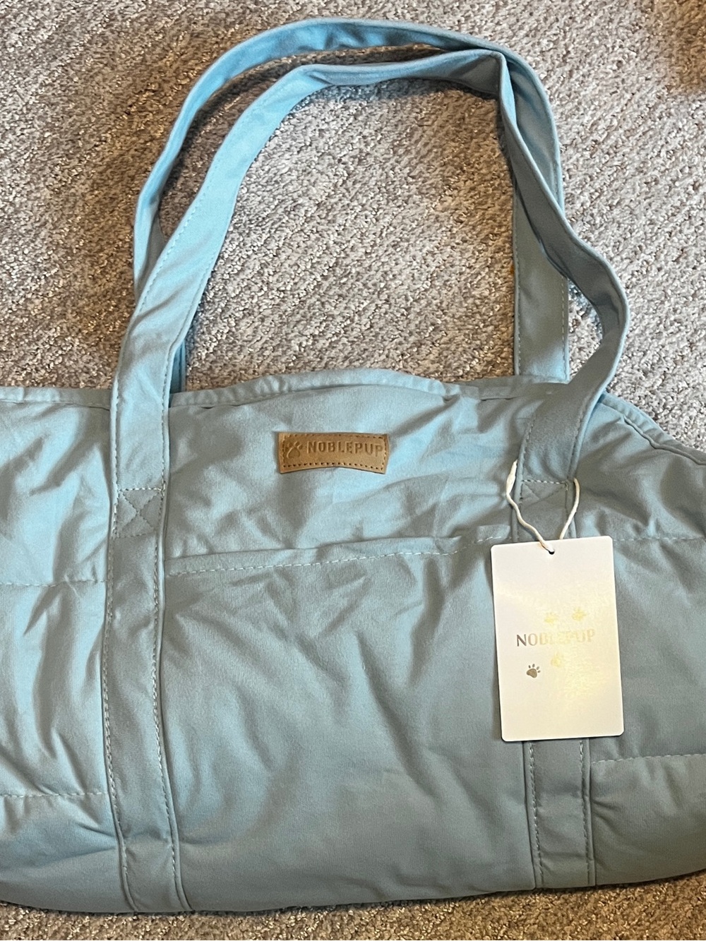 Soft Blue Pet Carrier Tote Bag by - Picture 8 of 8